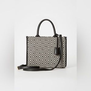 Boxy Tote with Crossbody Strap